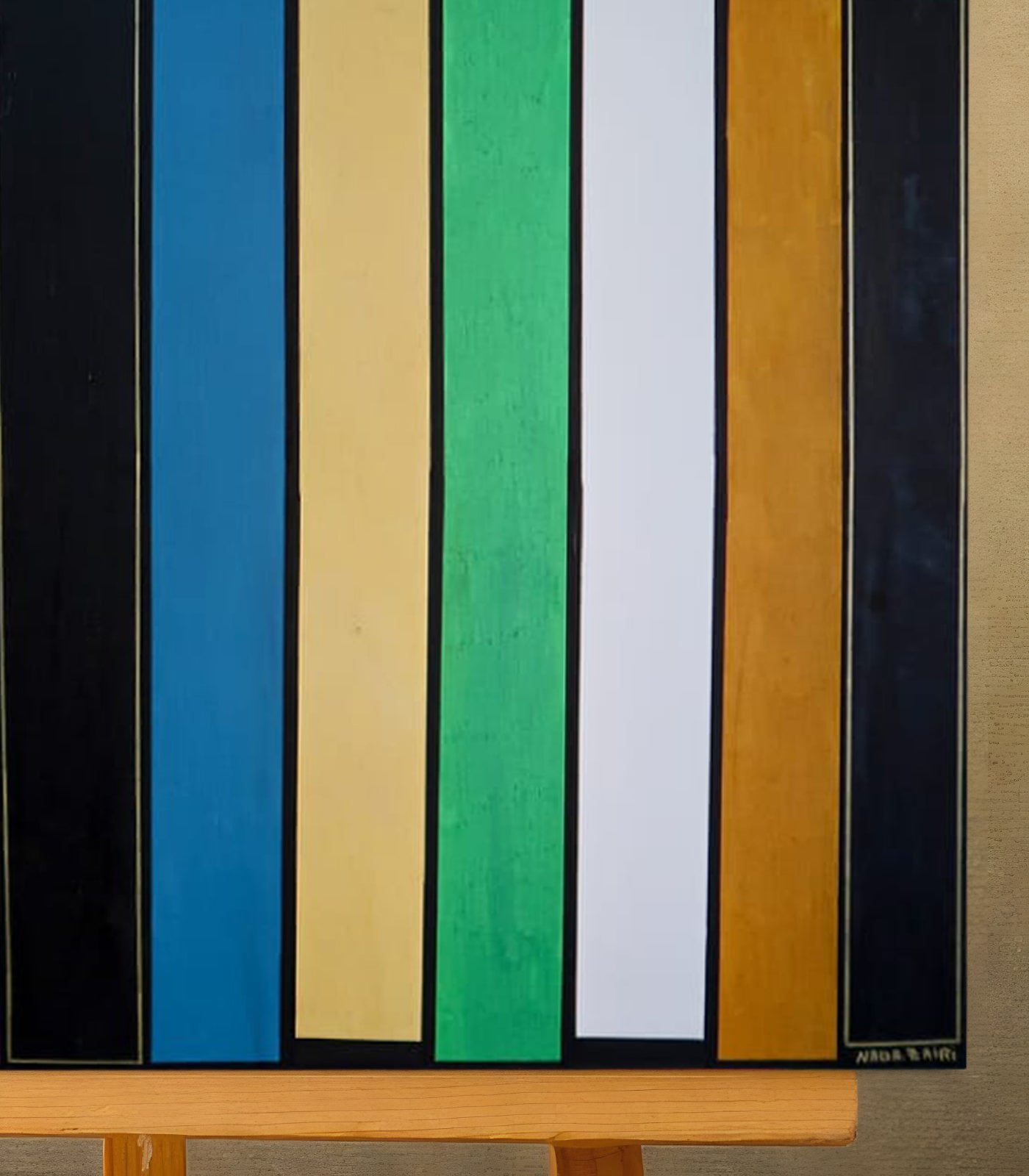 Voyage Arc-en-Ciel- signé par l'artiste Nada ZR.